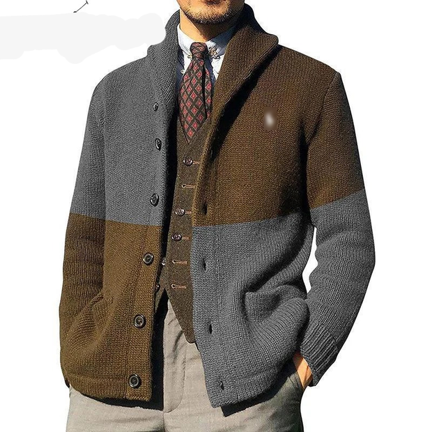 eritage Block Shawl Cardigan