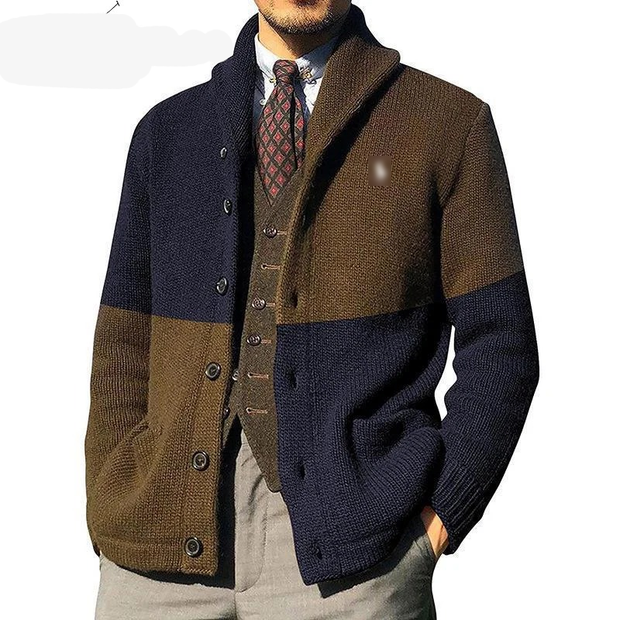 eritage Block Shawl Cardigan